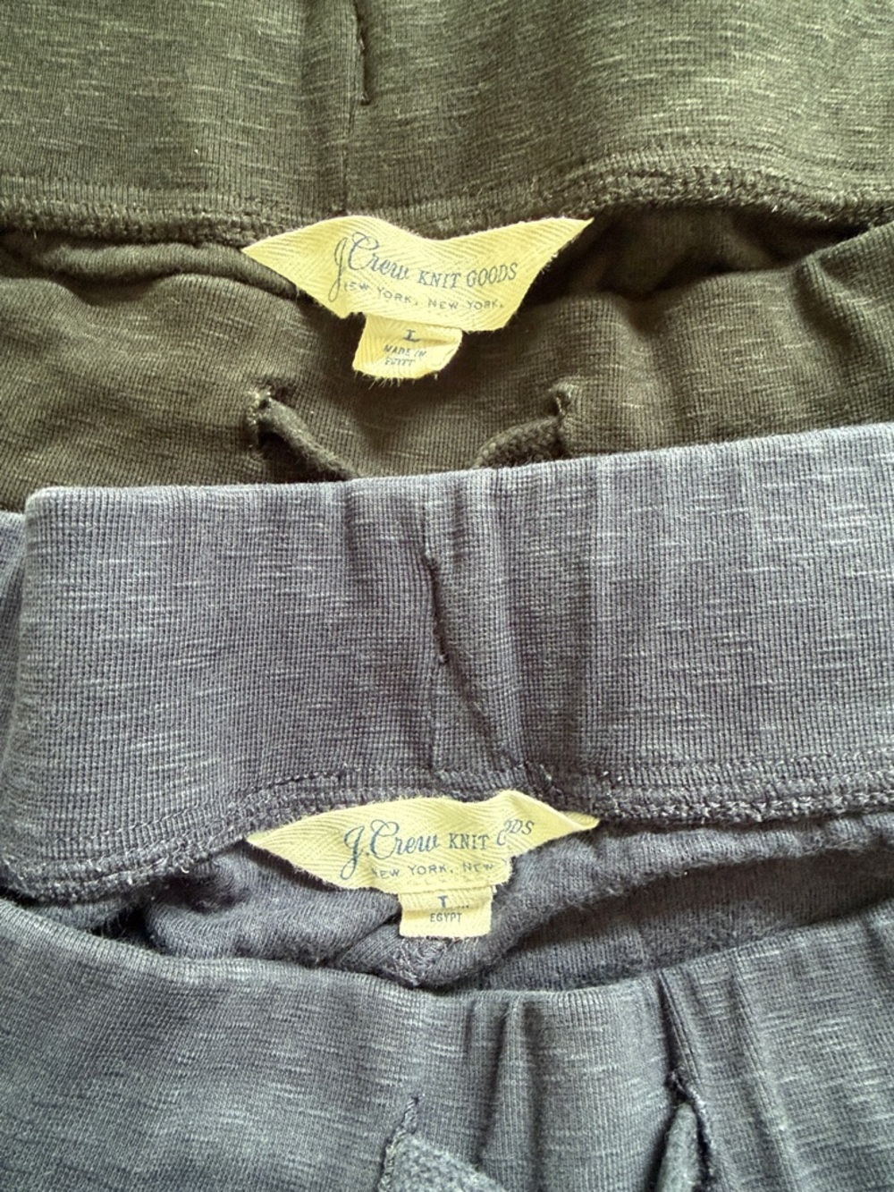 J. Crew Navy and Black Men's Jogger Sweatpants - Picture 4 of 5
